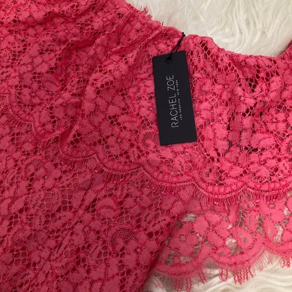 RACHEL ZOE Off-The-Shoulder Mini Adelyn Dress - Picture 6 of 12